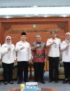 Gubernur Kalbar Ria Norsan menerima kunjungan Kepala Kanwil ATR/BPN Kalbar Nurhadi Putra di Pontianak.