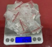 Barang bukti 44 paket sabu hasil penggerebekan polisi di Air Upas Ketapang.