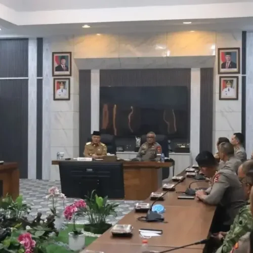 Ria Norsan menerima 12 peserta Sespimti Polri untuk memperkuat pencegahan karhutla di Kalbar