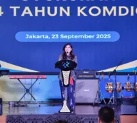 Menkomdigi Meutya Hafid memberikan sambutan pada Syukuran HUT ke-24 Kemkomdigi di Jakarta Menkomdigi Meutya Hafid memberikan sambutan pada Syukuran HUT ke-24 Kemkomdigi di Jakarta. (Komdigi)