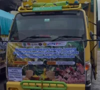 Screenshot 2025-10-21 234951 Wali Kota Singkawang Tjhai Chui Mie melepas armada truk pengangkut jagung subsidi program SPHS di Gudang Bulog Jalan Alianyang.