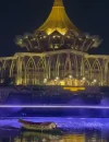 Suasana Kuching Waterfront kembali ramai setelah kualitas udara Kuching berangsur membaik usai hujan dua hari.