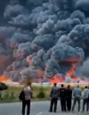 Serangan drone Ukraina terhadap pusat data Sberbank di Balakovo, Rusia, yang menjadi bagian penting dalam pengembangan teknologi kecerdasan buatan (AI) Moskow. (foto: x.com/gollge)