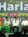 Sekda Kalbar Harisson memberikan sambutan pada Refleksi Harlah ke-72 IPNU dan IPPNU di Pontianak.