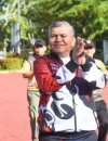 Sekda Kubu Raya Yusran Anizam usai memberikan sambutan saat pelepasan kontingen Popda 2026.