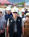 Menko Infrastruktur Agus Harimurti Yudhoyono meninjau pembangunan Sekolah Rakyat di Singkawang, Kalimantan Barat.