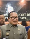 Bupati Kubu Raya Sujiwo menyampaikan prioritas APBD Kubu Raya 2027 dalam rapat paripurna DPRD Kubu Raya.