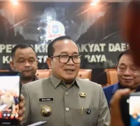 Bupati Kubu Raya Sujiwo menyampaikan prioritas APBD Kubu Raya 2027 dalam rapat paripurna DPRD Kubu Raya.