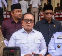 Bupati Kubu Raya Sujiwo menyampaikan pesan kepada generasi muda dalam momentum Hari Sumpah Pemuda ke-98. (Foto: Prokopim KKR)