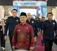 Gubernur Kalbar Ria Norsan membuka Temu Karya Karang Taruna Kabupaten/Kota se-Kalimantan Barat di Pendopo Gubernur Kalbar.