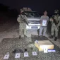 Tentara Darat Malaysia menyita ribuan slop rokok merek ERA dan mobil Isuzu D-Max dalam operasi pencegahan penyelundupan di Serikin. (Foto: Divisyen Pertama Infantri Malaysia)