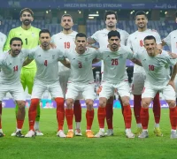 Pemain Tim Nasional Iran (Team Melli) berfoto bersama sebelum pertandingan internasional, terkait kabar kemungkinan Iran mundur dari FIFA World Cup 2026.