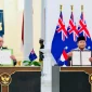 Presiden Prabowo Subianto dan PM Australia Anthony Albanese menandatangani Traktat Keamanan Indonesia–Australia di Istana Merdeka.