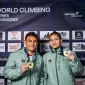 Atlet asal Pontianak Veddriq Leonardo meraih medali emas World Climbing Series nomor speed di Chamonix, Prancis.