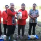 Wagub Kalbar Krisantus Kurniawan menghadiri gerakan tanam jagung massal di Jagoi Babang, Bengkayang.