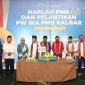 Krisantus Kurniawan saat menghadiri Harlah ke-66 PMII di Kubu Raya.