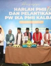 Krisantus Kurniawan saat menghadiri Harlah ke-66 PMII di Kubu Raya.