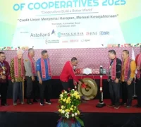 Wagub Kalbar, Krisantus Kurniawan Wagub Kalbar Krisantus Kurniawan saat membuka International Credit Union Day 2025, ia menegaskan pentingnya peran Credit Union (CU) dalam mengentaskan kemiskinan. (instagram.com/adpim.provkalbar)