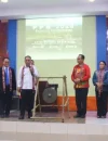 Wagub Krisantus Kurniawan memberikan sambutan kepada ribuan pemuda dalam kegiatan PPR GPIBI di Desa Pisah, Bengkayang, Kalimantan Barat.