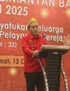 Wakil Gubernur Kalimantan Barat Krisantus Kurniawan menghadiri Malam Doa, Pujian, dan Penyembahan LPPD Kalbar 2025 di Hotel Star Pontianak. (MC Kalbar)