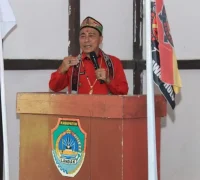 Wagub Kalbar Krisantus Kurniawan membuka RAPIMDA TBBR Ke-IV di Landak dan menyerukan persatuan membela kepentingan rakyat. (instagram.com/adpim.provkalbar)