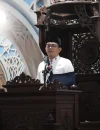 Wakil Wali Kota Singkawang melaksanakan salat Tarawih bersama jemaah di Masjid Agung Singkawang.