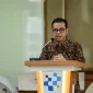 Wamen Komunikasi dan Digital Nezar Patria menyampaikan peringatan tentang bahaya zero click attack dan ancaman siber di era kecerdasan artifisial.