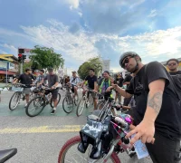 gowes Putar Kota Masuk Pasar Komunitas sepeda Pontianak ramaikan acara gowes Putar Kota Masuk Pasar