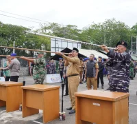 Peniupan sumpit secara simbolis menandai dimulainya Kejuaraan Sumpitan Dankodaeral XII Cup 2025.