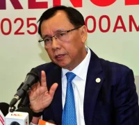 Dr Stephen Rundi Utom Dr Stephen Rundi Utom, Menteri Industri Makanan, Komoditi dan Pembangunan Wilayah Sarawak. (Ramidi Subari/Suara Sarawak)