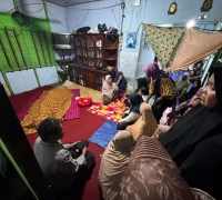 Jenazah korban tersambar petir disemayamkan di rumah duka Desa Kuala Dua, Sungai Raya, Kubu Raya