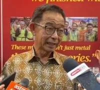 Menteri Abdul Karim memberikan keterangan pers tentang Borneo Games 2025 di Merdeka Plaza, Kuching. Menteri Abdul Karim memberikan keterangan pers tentang Borneo Games 2025 di Merdeka Plaza, Kuching. (Photo by UKAS)