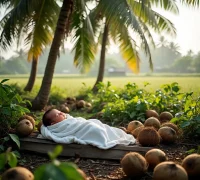 WhatsApp Image 2025-10-13 at 13.05.33 (1) Ilustrasi - bayi dibuang di kebun kelapa Kubu Raya. (AI)