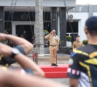 WhatsApp Image 2025-10-13 at 13.13.00 Wali Kota Pontianak Edi Rusdi Kamtono menjadi Inspektur Upacara Pembukaan Pelatihan Kapasitas SDM Dishub Pontianak.