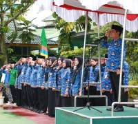 Wakil Wali Kota Pontianak Bahasan mengajak para pemuda untuk menjadi penentu sejarah melalui semangat, kerja keras, dan kejujuran.