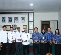 Pertemuan jajaran BPKP Provinsi Kalbar dengan Wali Kota Pontianak Edi Rusdi Kamtono terkait Rencana Aksi Kolaboratif Peningkatan Indeks Efektivitas Pengendalian Korupsi (IEPK) 2025.