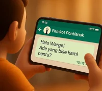 Diskominfo Pontianak memantau sistem LAPOR untuk menindaklanjuti aduan masyarakat secara digital.