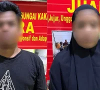 Polisi mengamankan pelaku penipuan investasi emas yang menjerat korban hingga puluhan juta rupiah di Kecamatan Sungai Kakap.