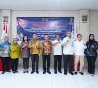 Wali Kota Pontianak Edi Rusdi Kamtono saat memberikan arahan sebelum dimulainya Donor Darah dalam rangka Hari Bakti Kementerian Keimigrasian dan Pemasyarakatan ke-1.