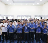 Wakil Wali Kota Pontianak Bahasan membuka Bimtek Fardhu Kifayah 2025 yang diikuti 650 peserta di Aula Rumah Dinas Wakil Wali Kota