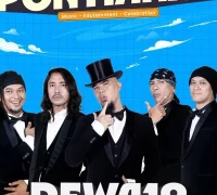 Poster konser SampoernaFest Pontianak 2026 yang menghadirkan Dewa 19, Juicy Luicy, dan The Changcuters.