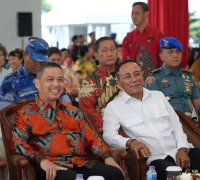 Gubernur Ria Norsan dan Wakil Gubernur Krisantus Kurniawan hadir bersama dalam dua agenda resmi di Pontianak dan Kubu Raya.
