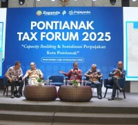 Pontianak Tax Forum 2025 menjadi ajang diskusi soal perpajakan daerah.