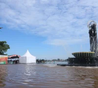 Wali Kota Pontianak Edi Rusdi Kamtono mengimbau warga waspada banjir rob dan cuaca ekstrem
