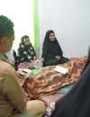 Wali Kota Pontianak Edi Rusdi Kamtono saat bertakziah ke rumah korban tenggelam, Bayanaka Patal Ramlan.