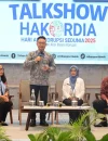 Wali Kota Pontianak Edi Rusdi Kamtono saat menjadi narasumber Talkshow Pencegahan Korupsi dalam rangka peringatan Hakordia.