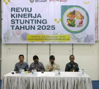 Wakil Wali Kota Pontianak Bahasan membuka Reviu Kinerja Stunting Tahun 2025.