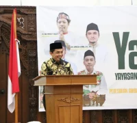 Wakil Wali Kota Pontianak Bahasan saat memberikan arahan pada puncak Hari Lahir Yakorma XIII.