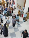 Suasana ruang baca Gedung Perpustakaan Kota Pontianak.