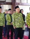 Ketua DMI Jusuf Kalla menghadiri pelantikan Pengurus DMI Provinsi Kalbar di Pendopo Gubernur Kalbar.